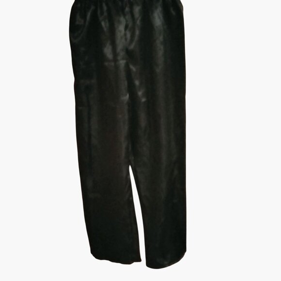 Black Costume Pants Halloween Elastic Waist Childrens Size 10 12 - Picture 1 of 4